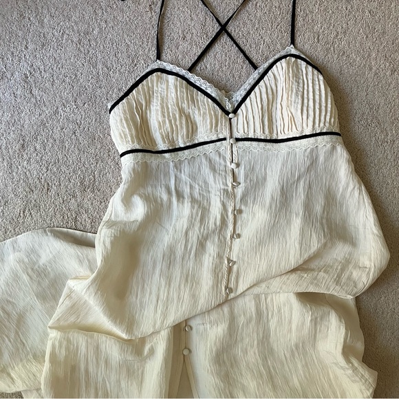 FREE PEOPLE Intimately FP Brighter Days Maxi Slip Dress Whisper White L NWOT - Picture 14 of 16